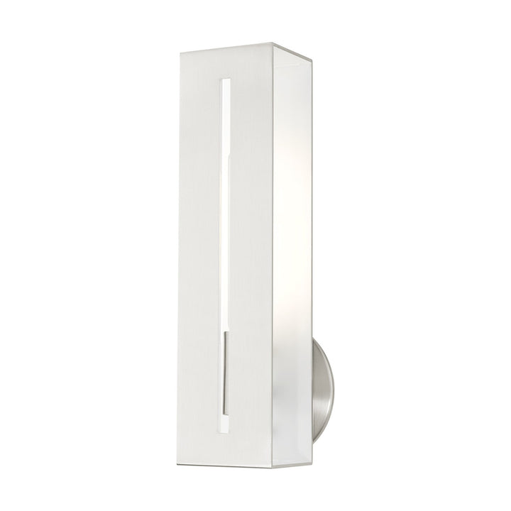 1 Light Brushed Nickel Ada Single Sconce by Livex Lighting