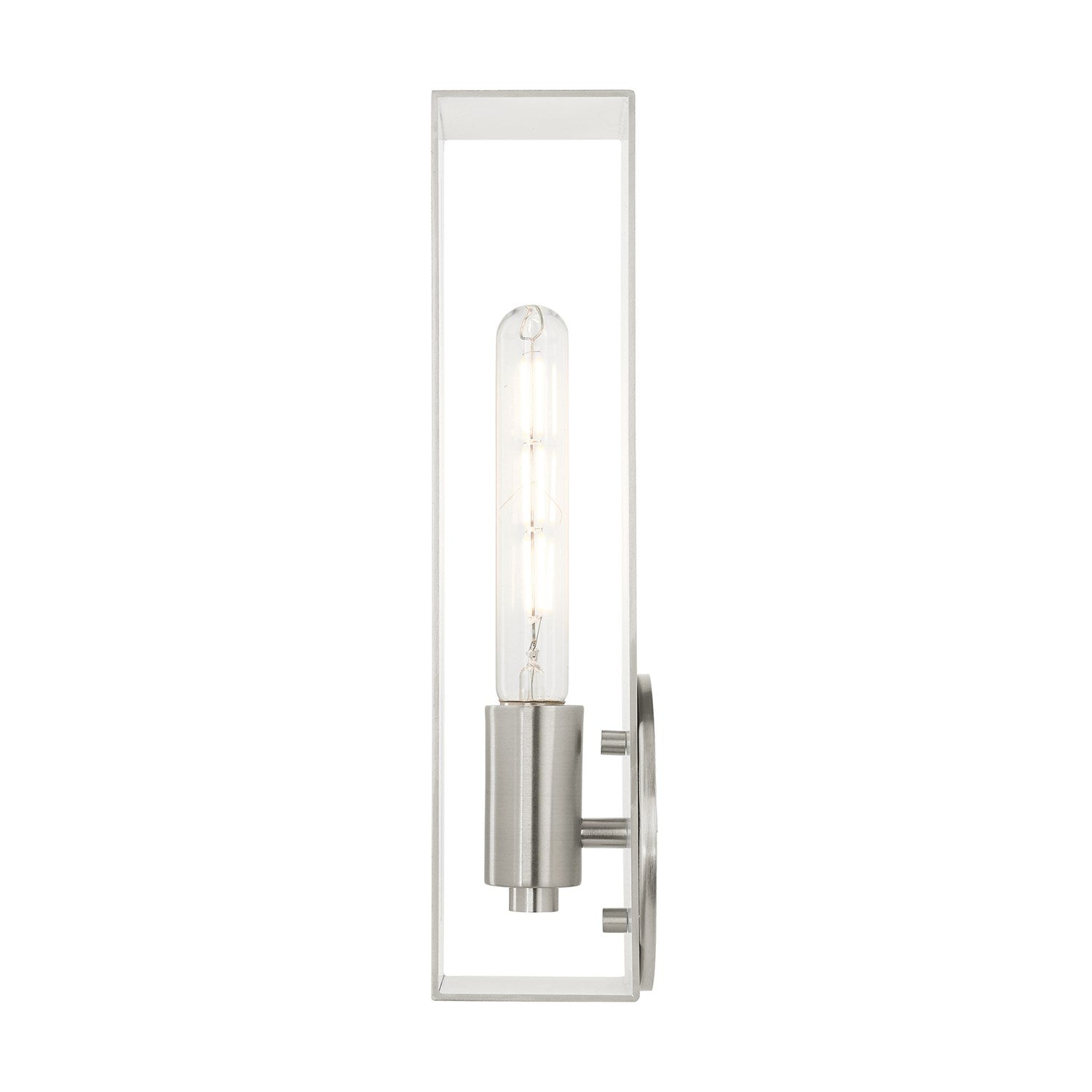 1 Light Brushed Nickel Ada Single Sconce