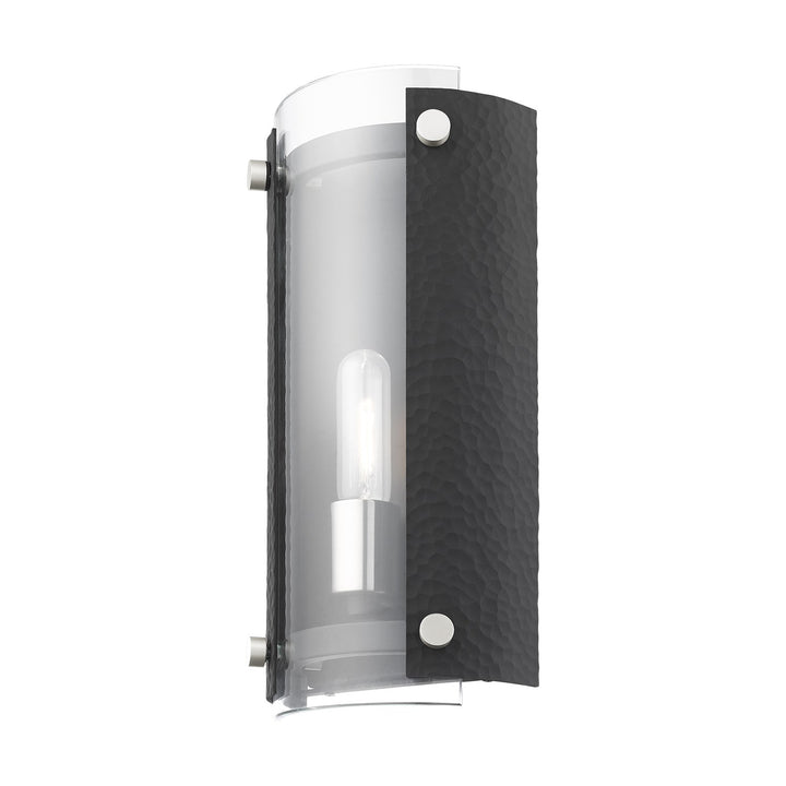 1 Light Black Ada Wall Sconce