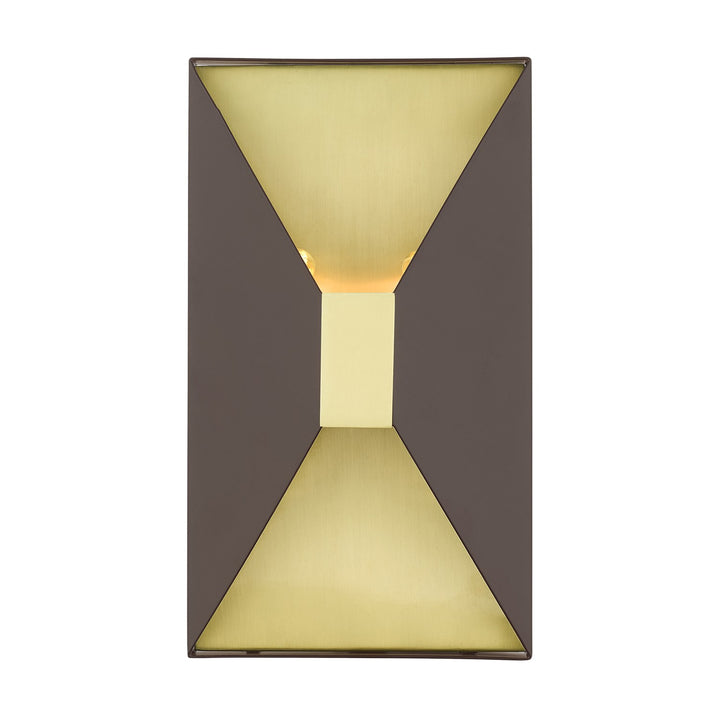 2 Light Bronze Ada Sconce by Livex Lighting