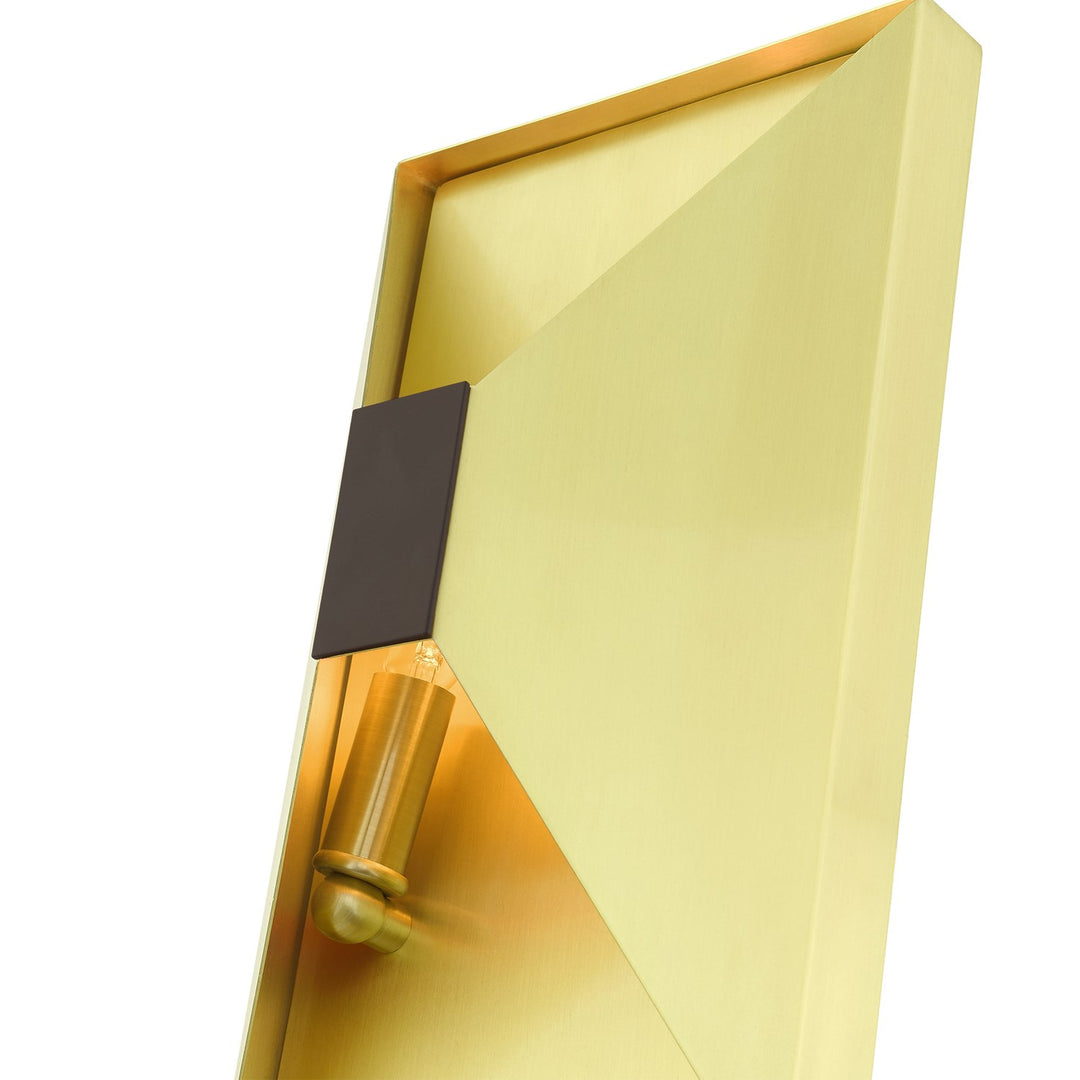 2 Light Satin Brass Ada Sconce
