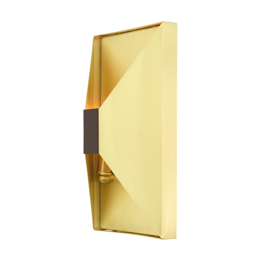 2 Light Satin Brass Ada Sconce