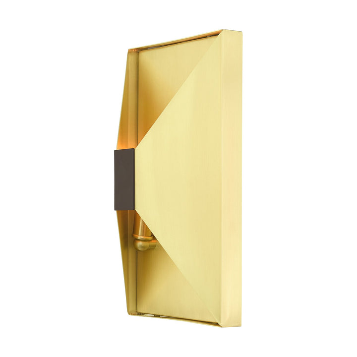 2 Light Satin Brass Ada Sconce