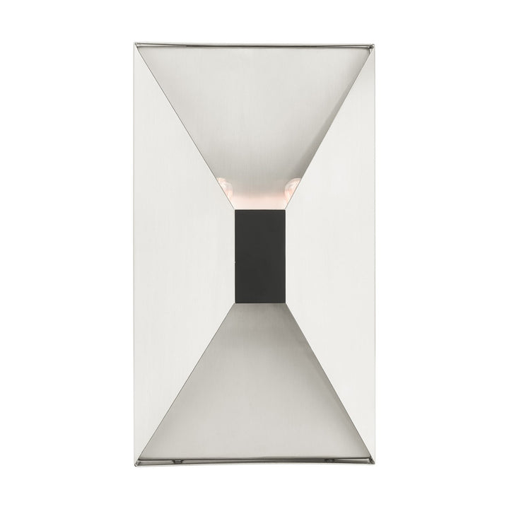 2 Light Brushed Nickel Ada Sconce by Livex Lighting