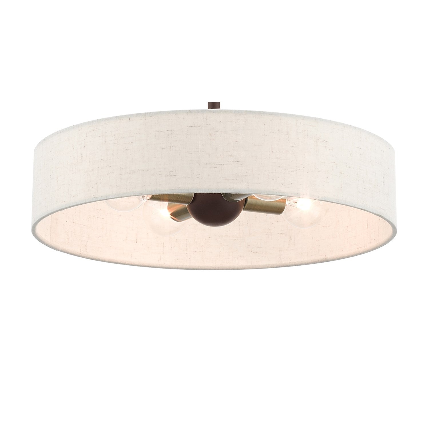 4 Light Bronze Chandelier