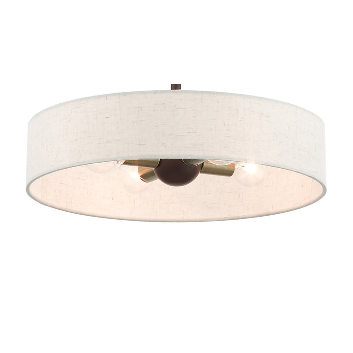 4 Light Bronze Chandelier