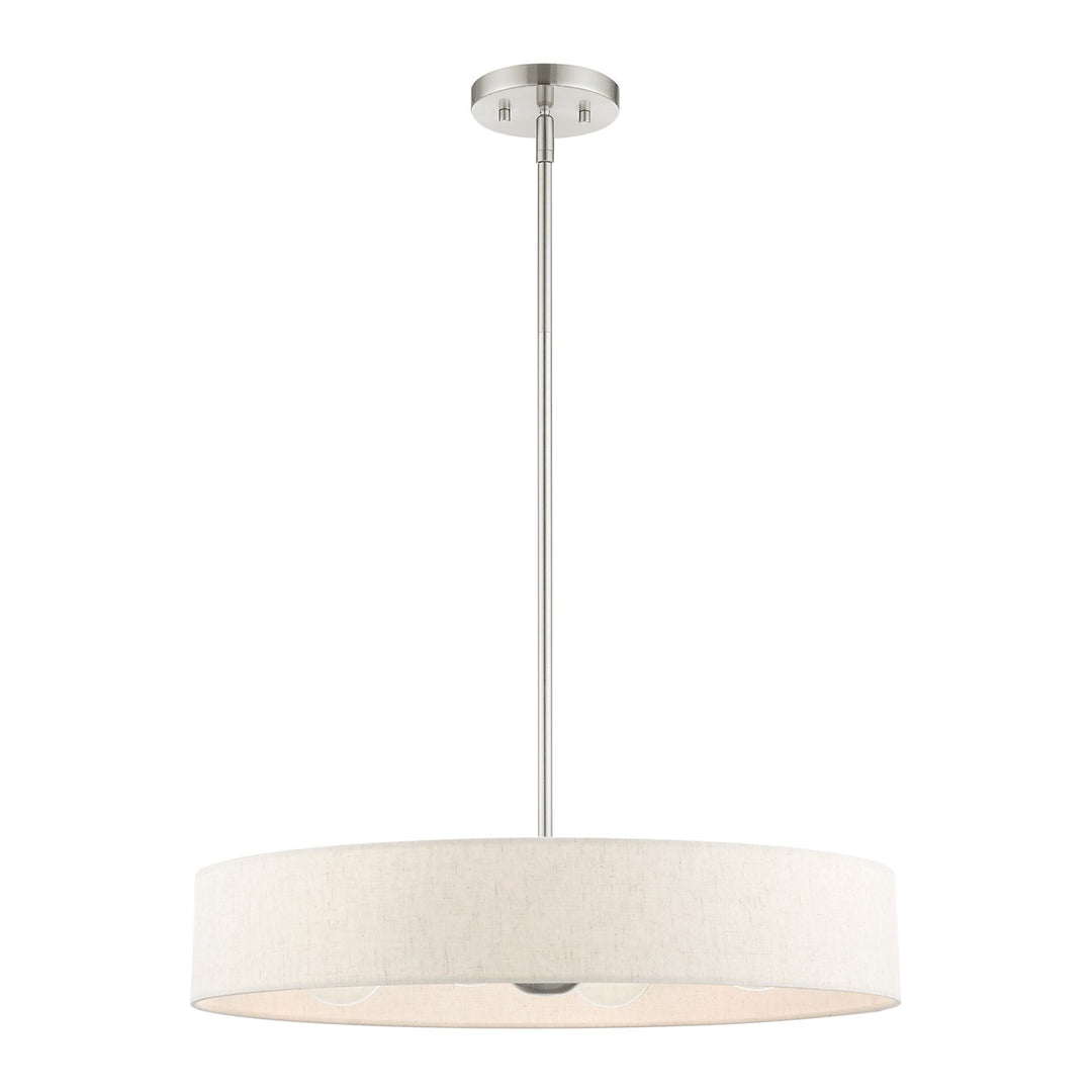 4 Light Brushed Nickel Chandelier