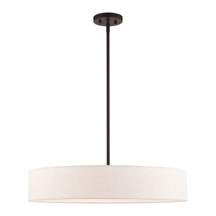 5 Light Bronze Chandelier by Livex Lighting