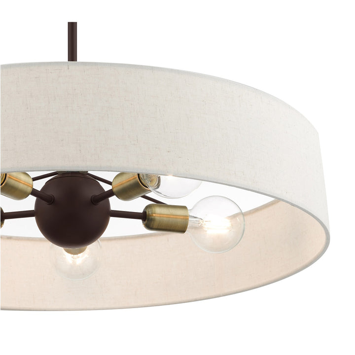 5 Light Bronze Chandelier