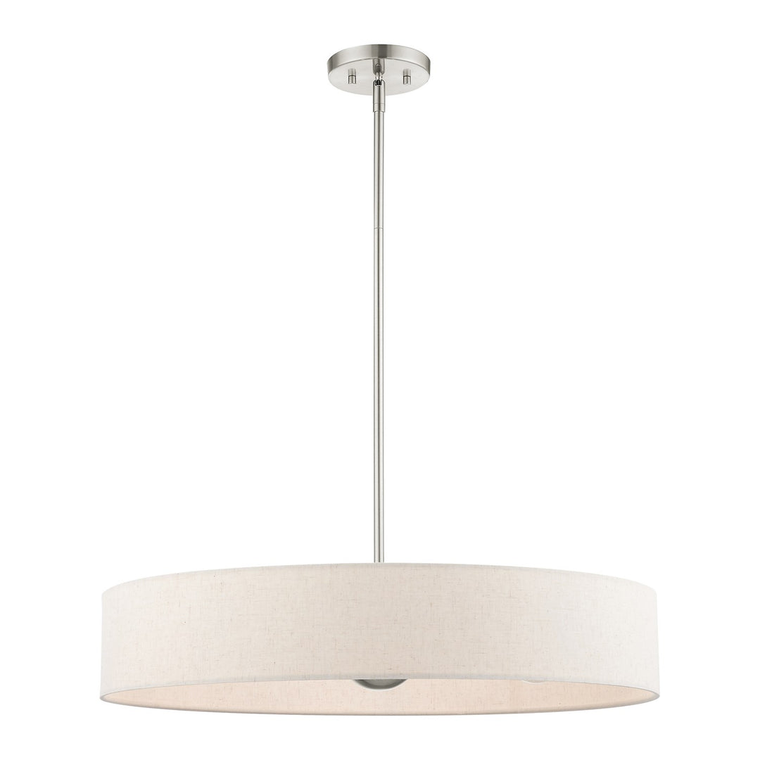 5 Light Brushed Nickel Chandelier
