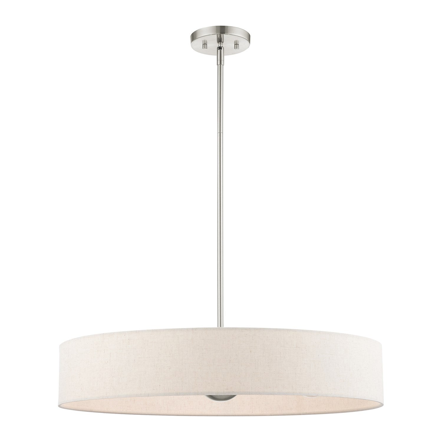 5 Light Brushed Nickel Chandelier