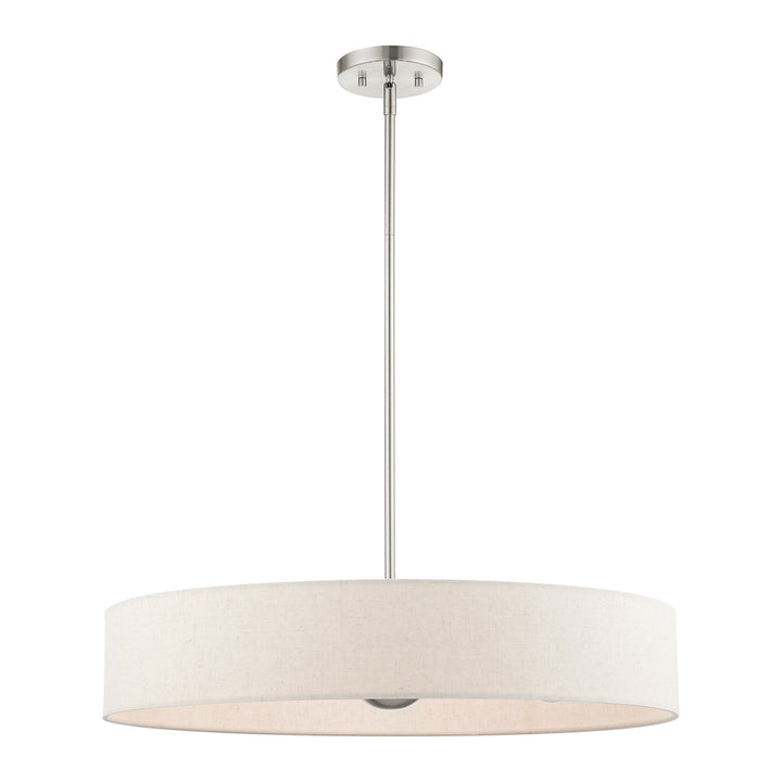 5 Light Brushed Nickel Chandelier