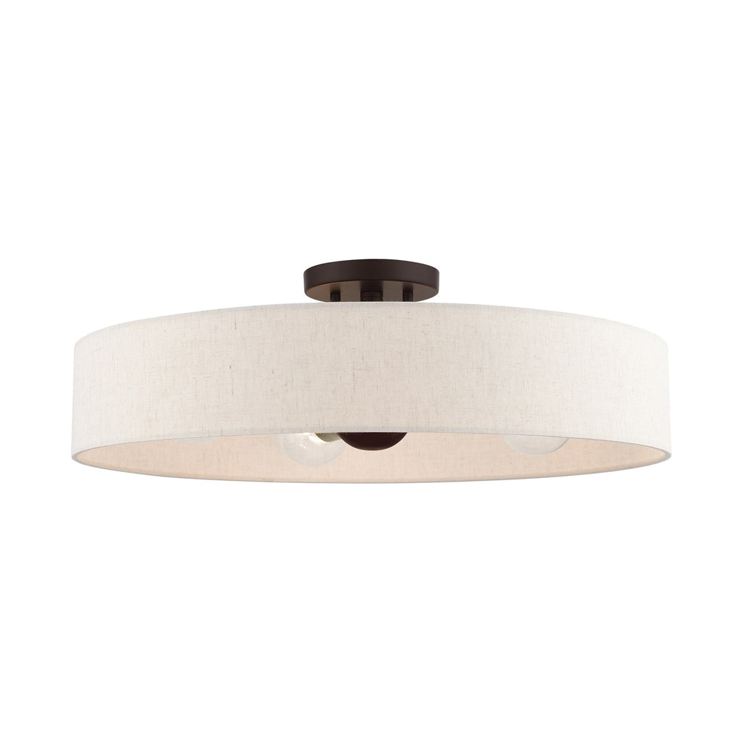 4 Light Bronze Semi Flush Mount