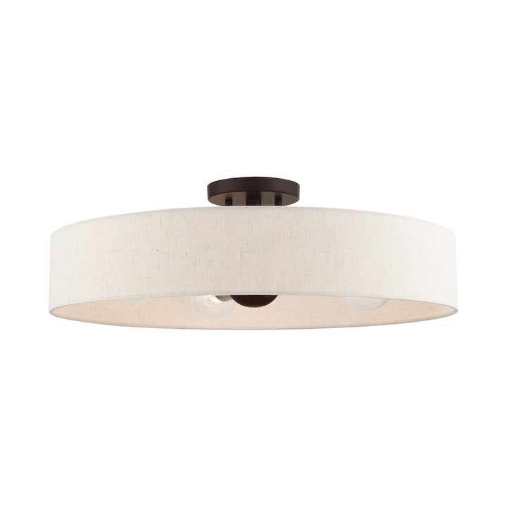 4 Light Bronze Semi Flush Mount