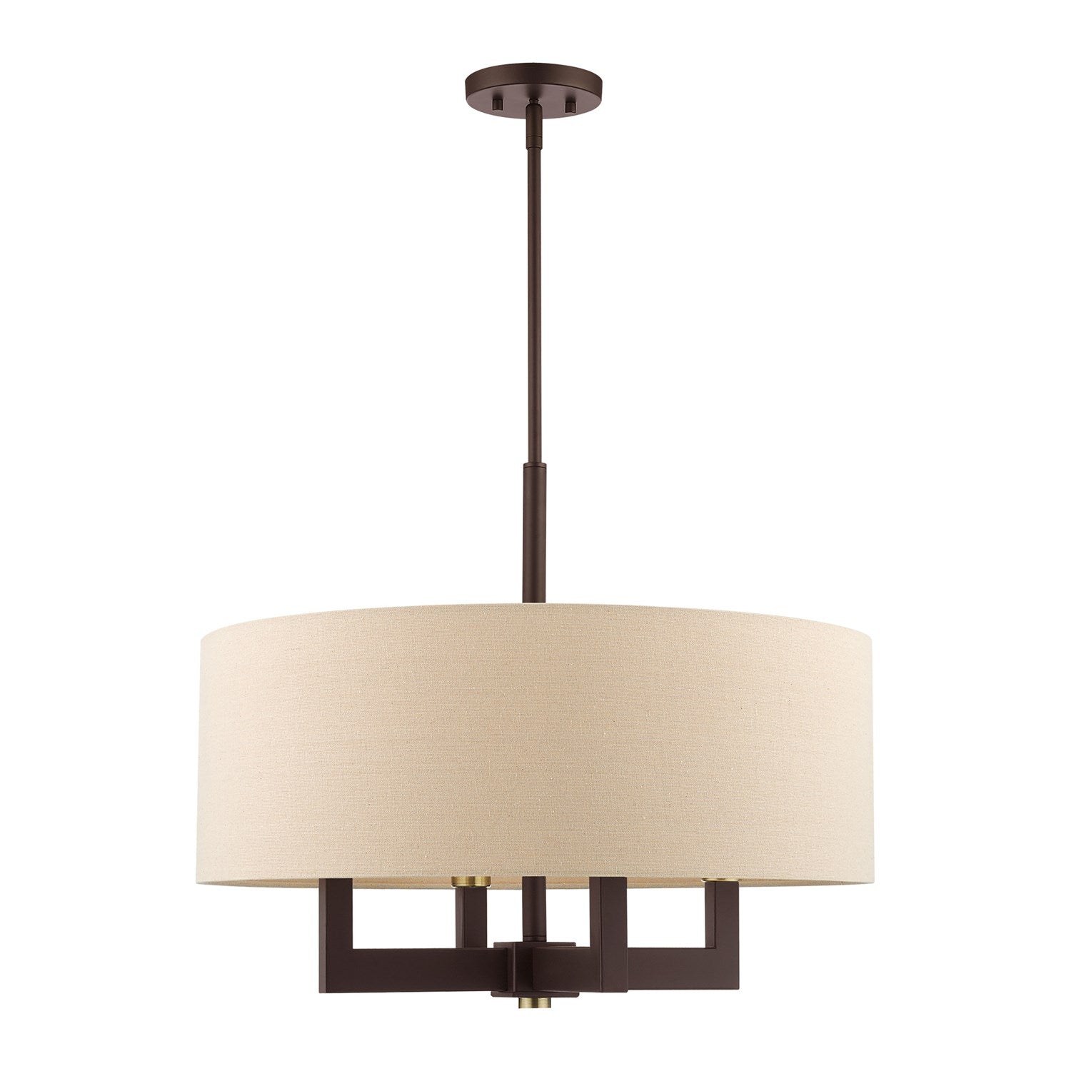 4 Light Bronze Chandelier