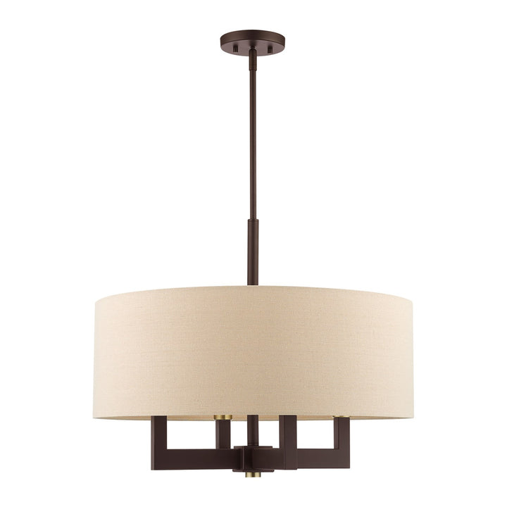 4 Light Bronze Chandelier