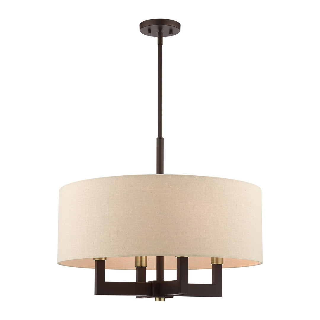 4 Light Bronze Chandelier