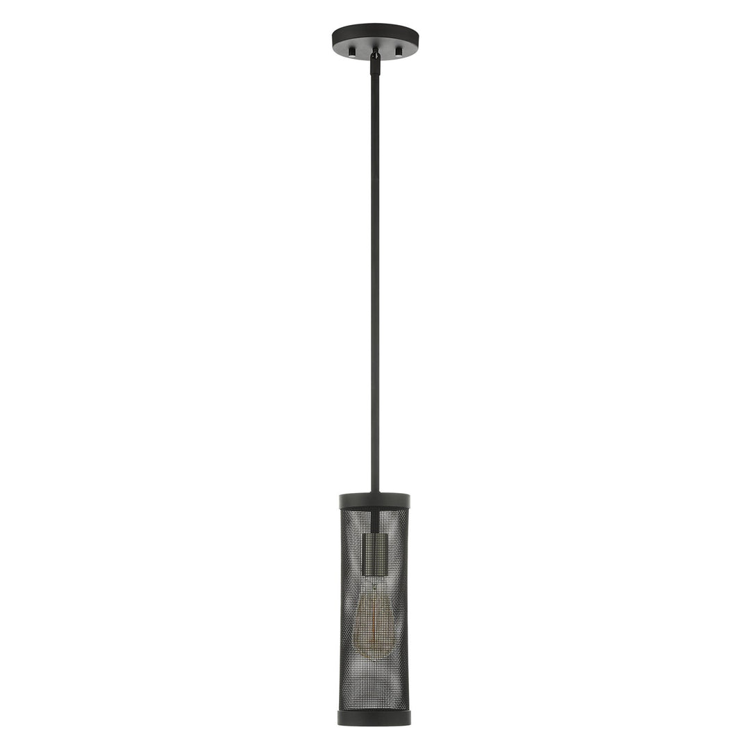 1 Light Black Pendant