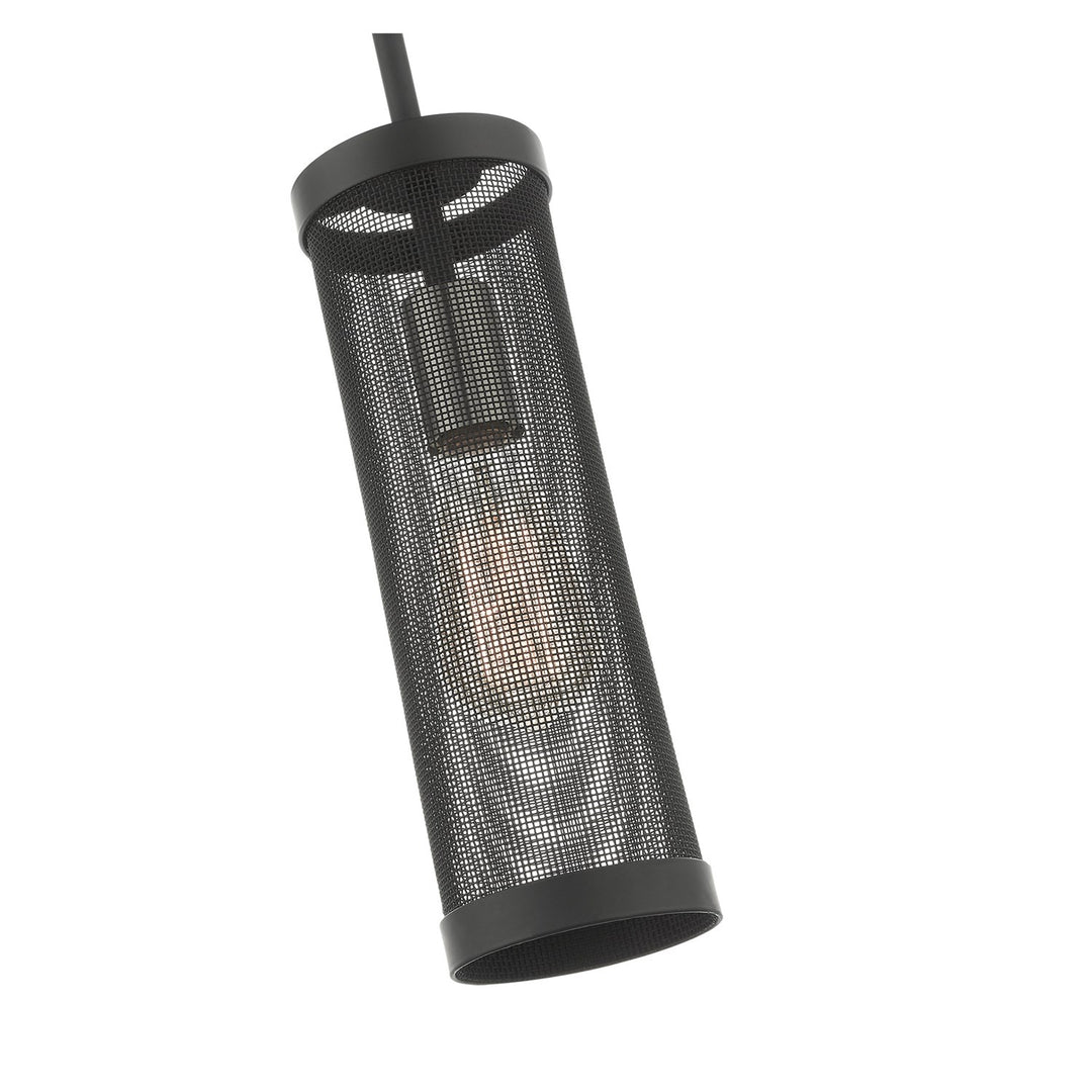 1 Light Black Pendant
