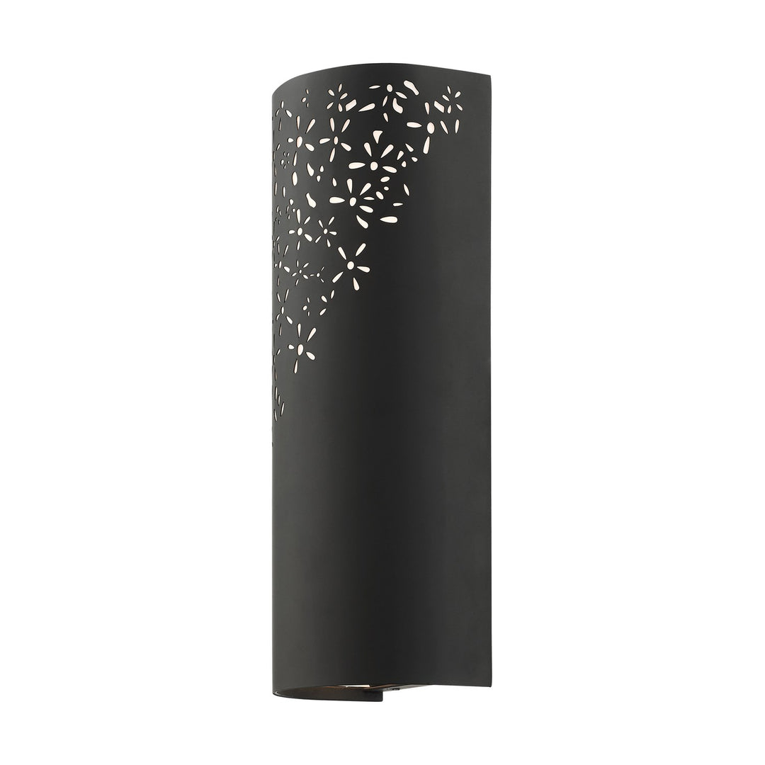 2 Light Black Ada Sconce