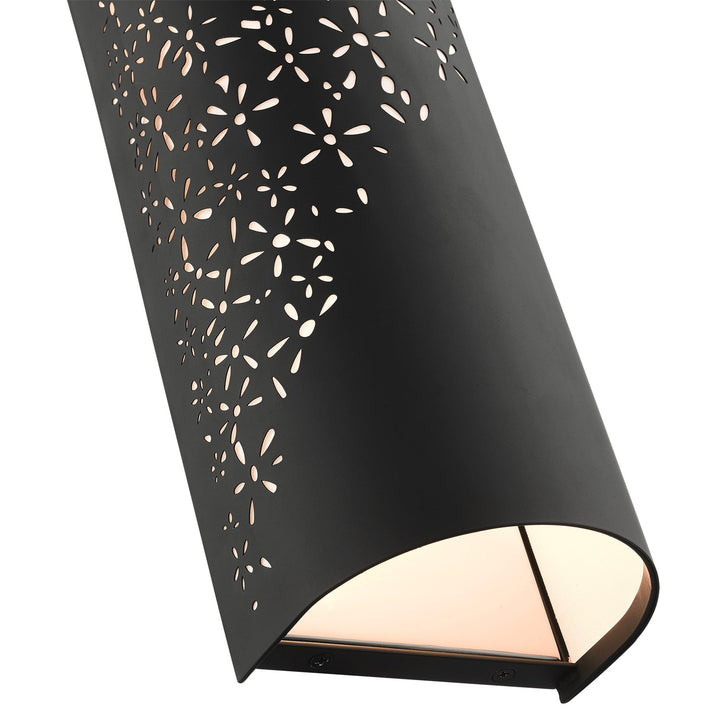 2 Light Black Ada Sconce