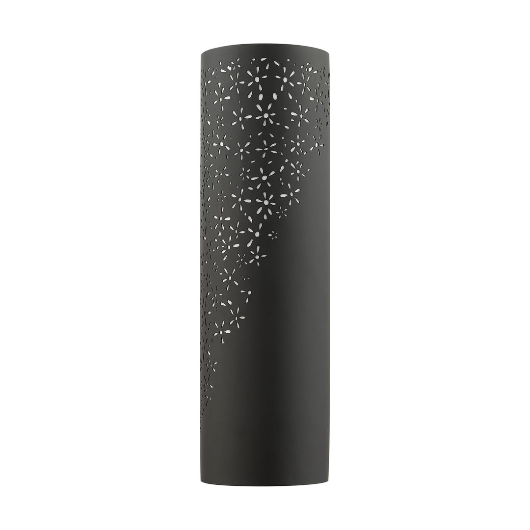 2 Light Black Ada Sconce