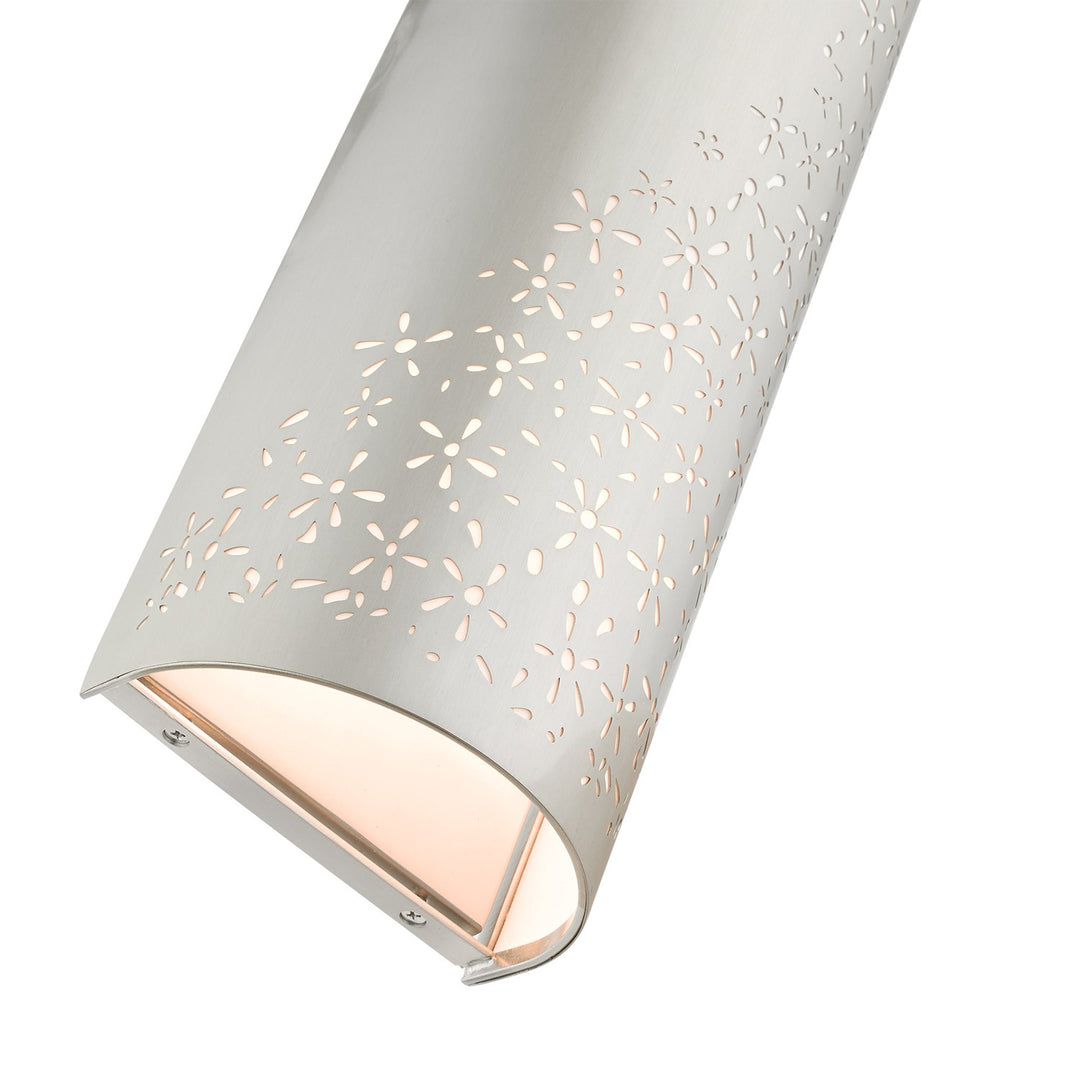 2 Light Brushed Nickel Ada Sconce