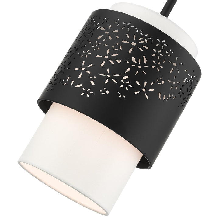 1 Light Black Pendant