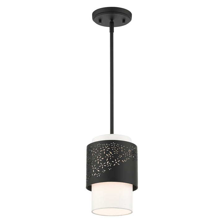 1 Light Black Pendant