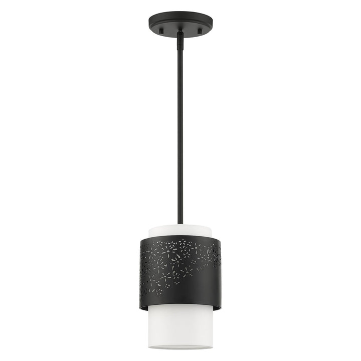 1 Light Black Pendant