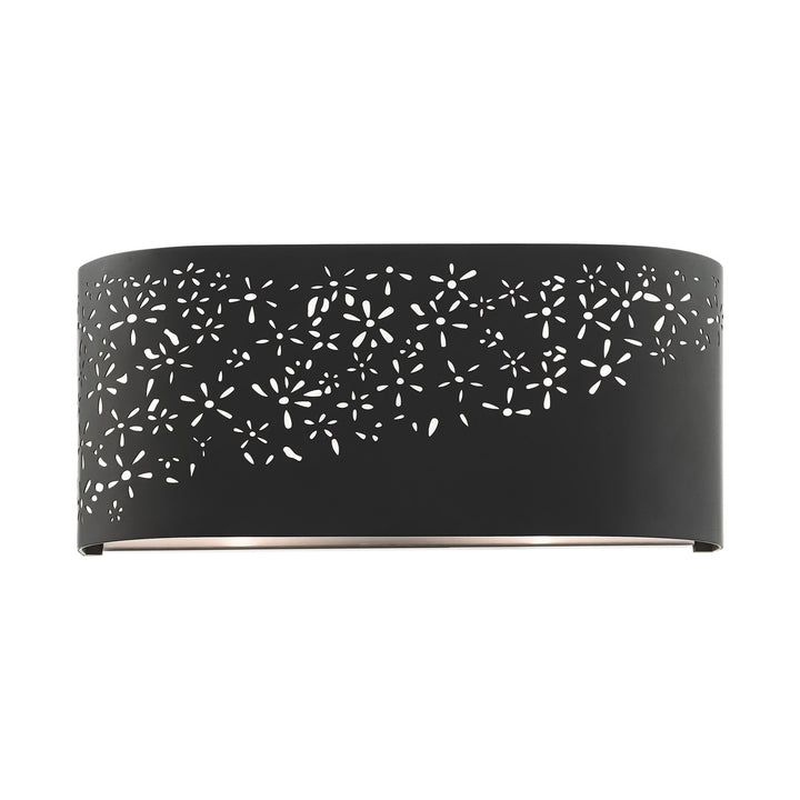 2 Light Black Ada Vanity Sconce by Livex Lighting