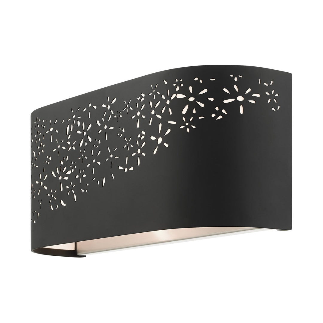 2 Light Black Ada Vanity Sconce