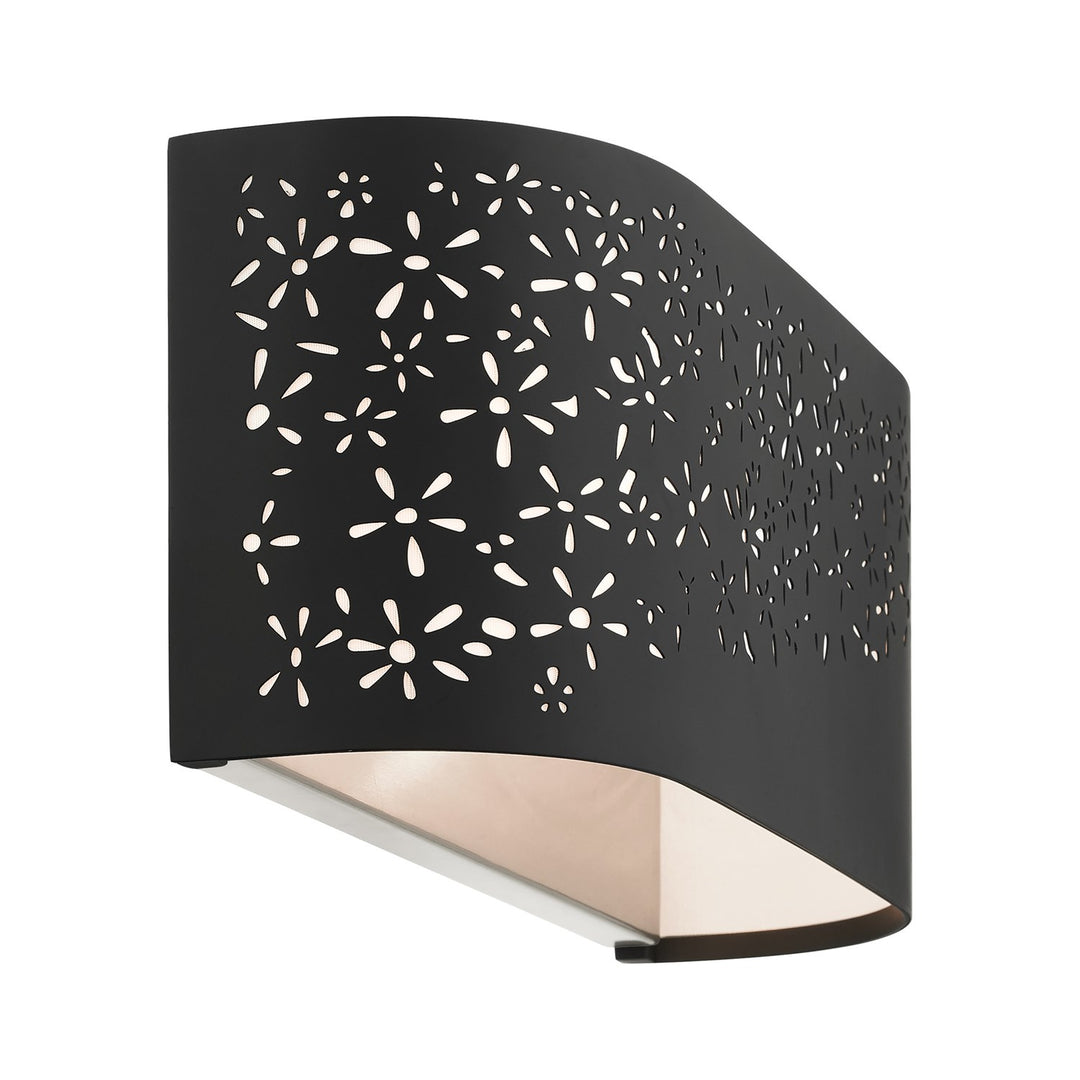 2 Light Black Ada Vanity Sconce