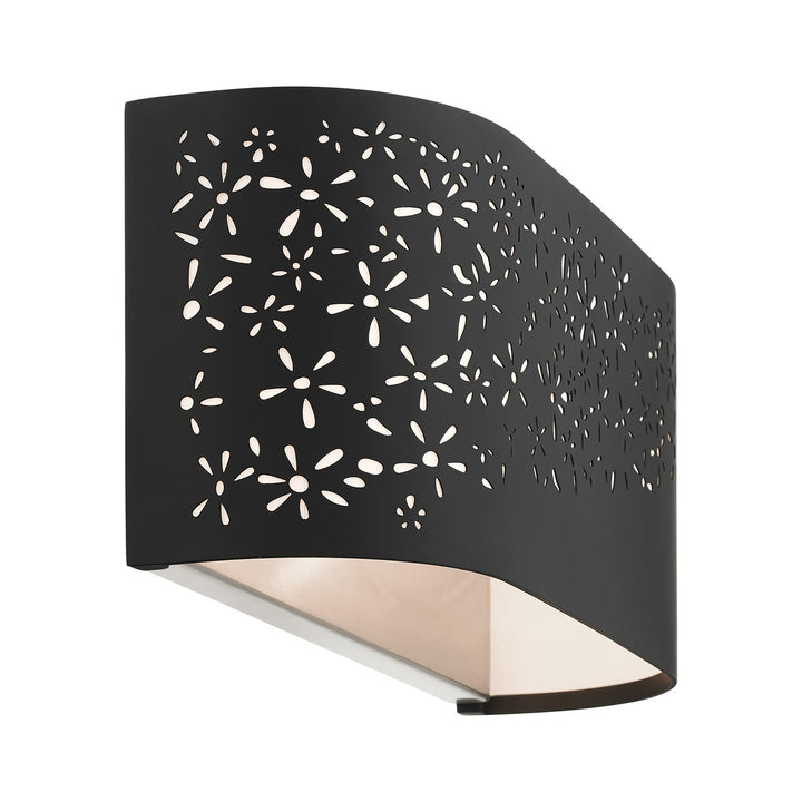 2 Light Black Ada Vanity Sconce