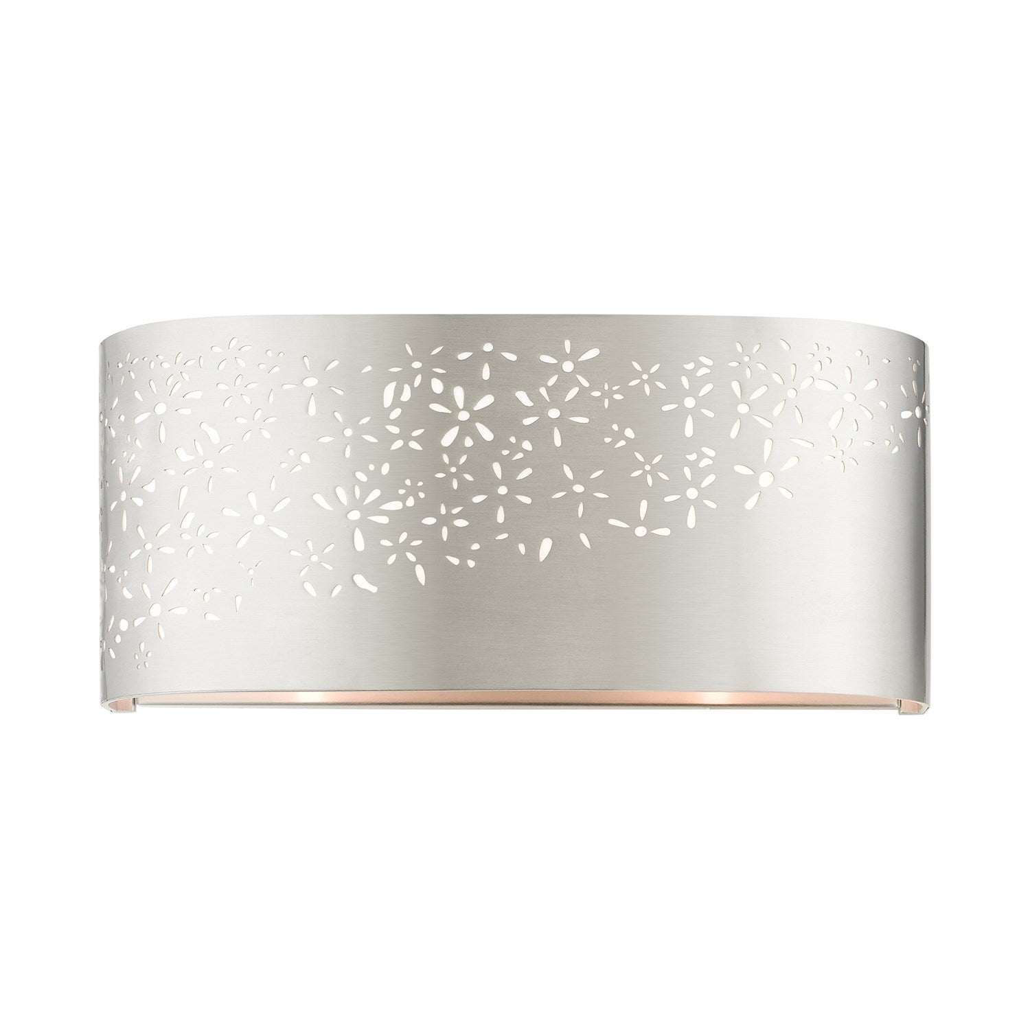 2 Light Brushed Nickel Ada Vanity Sconce by Livex Lighting