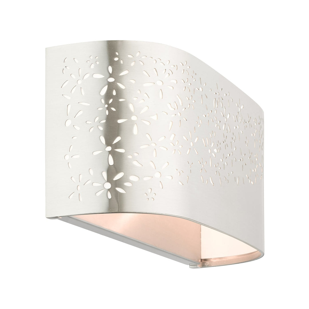 2 Light Brushed Nickel Ada Vanity Sconce