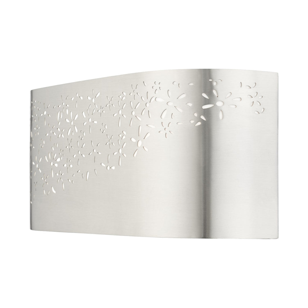 2 Light Brushed Nickel Ada Vanity Sconce