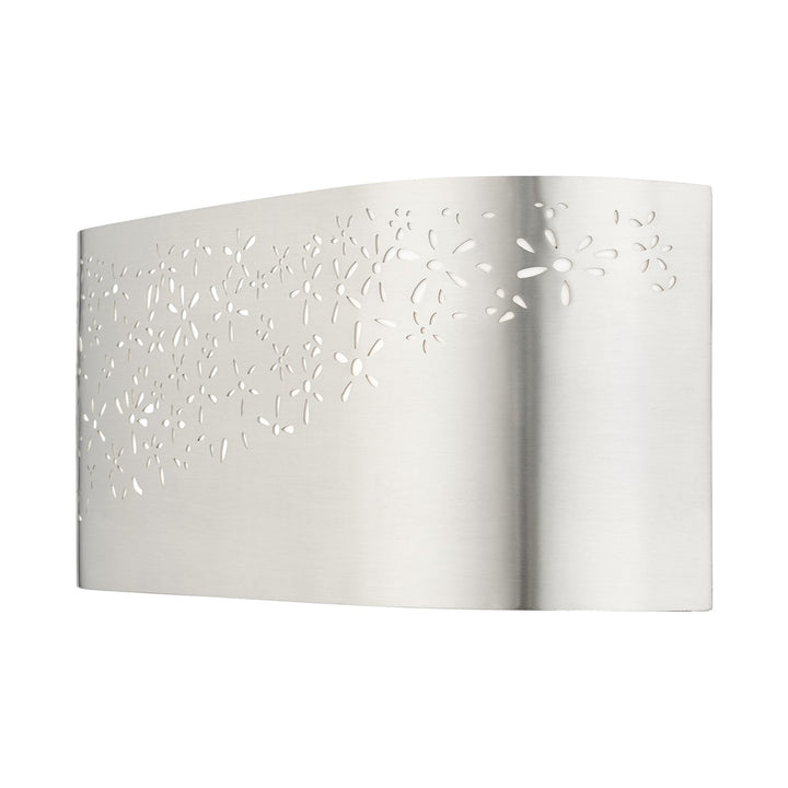 2 Light Brushed Nickel Ada Vanity Sconce