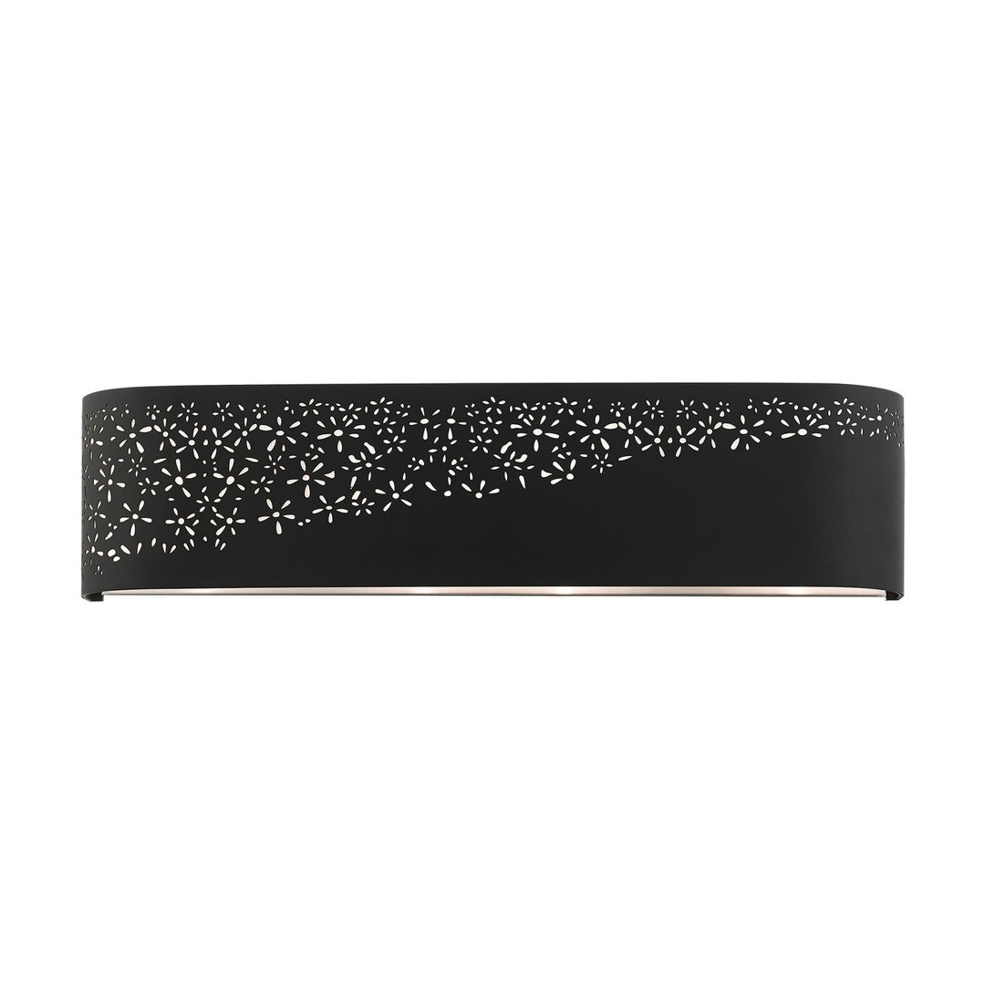 4 Light Black Ada Vanity Sconce by Livex Lighting