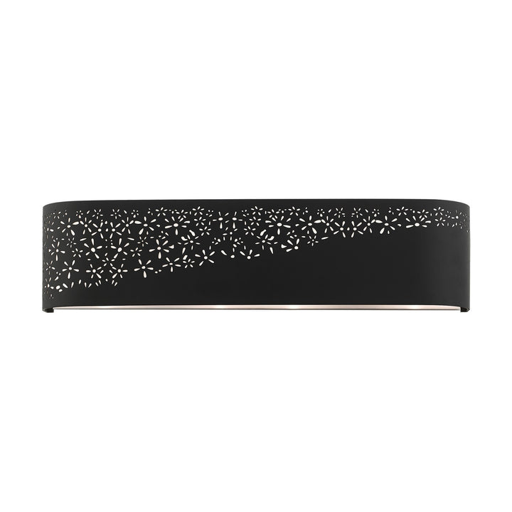 4 Light Black Ada Vanity Sconce by Livex Lighting