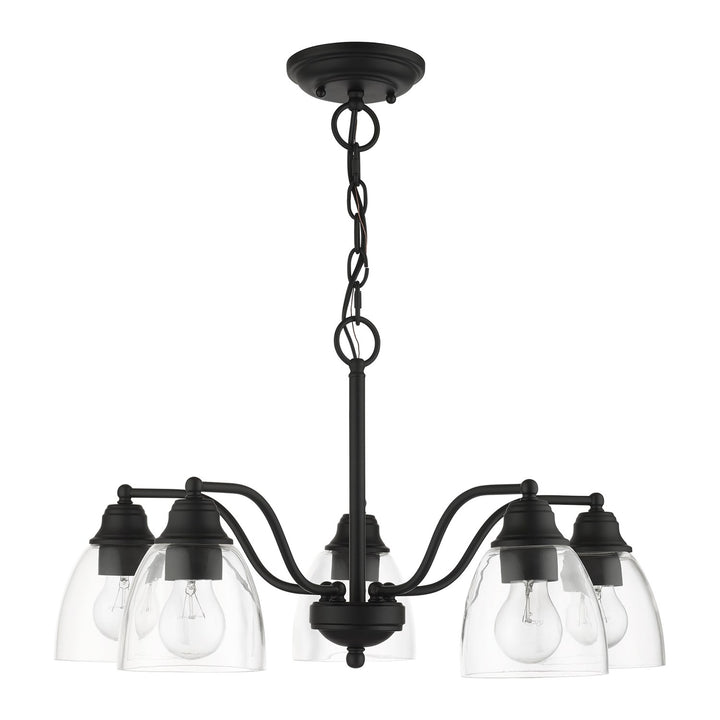 5 Light Black Chandelier