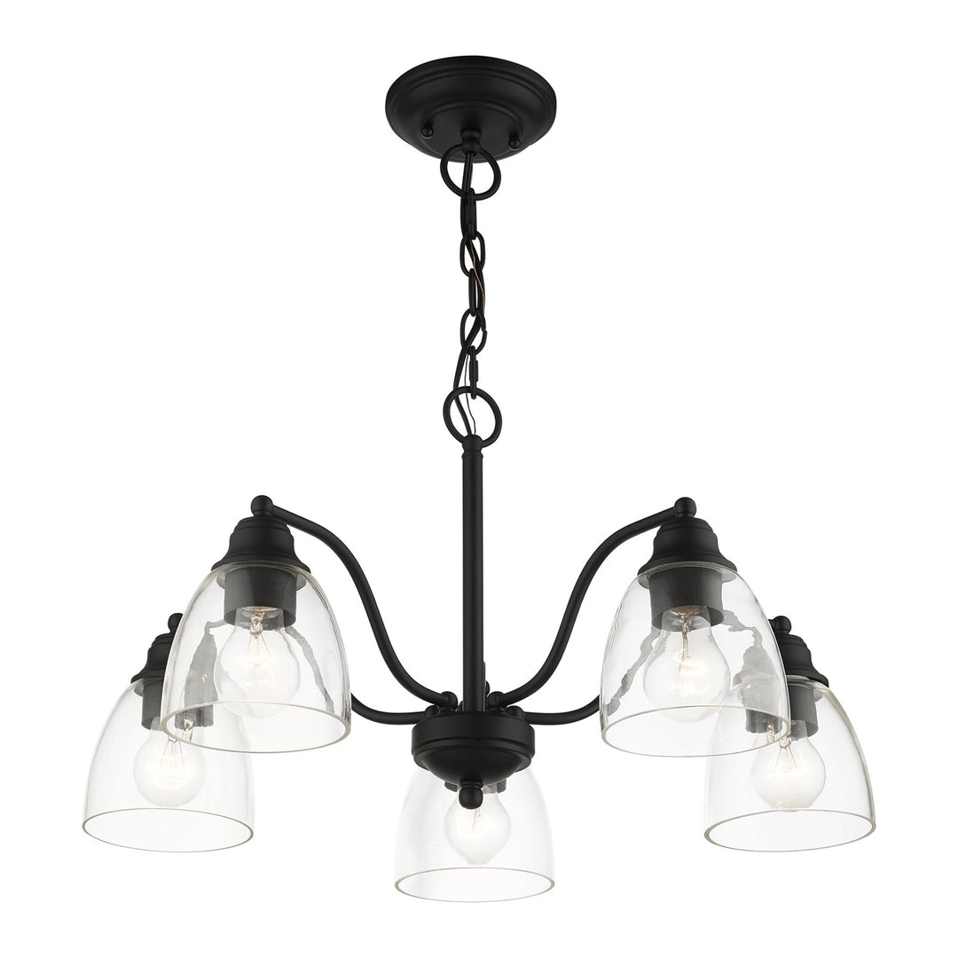 5 Light Black Chandelier