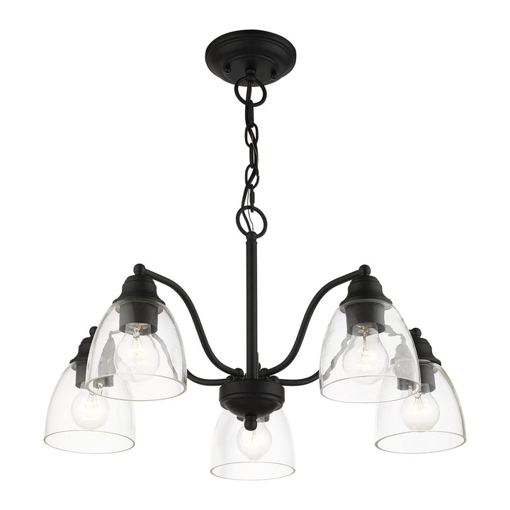 5 Light Black Chandelier
