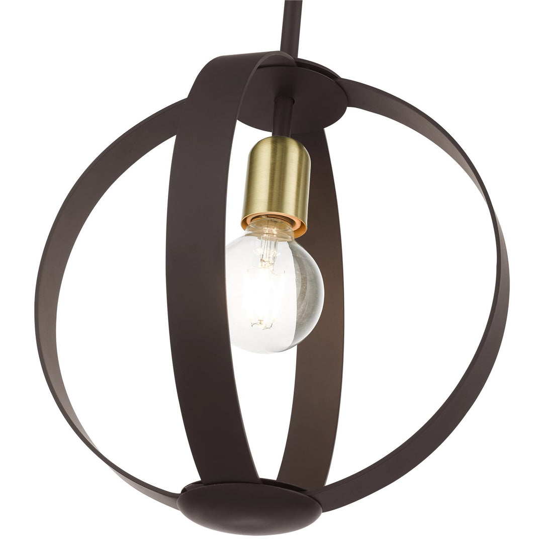 1 Light Bronze Pendant