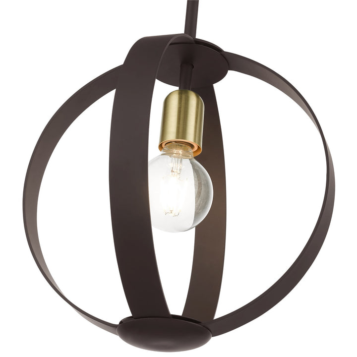 1 Light Bronze Pendant