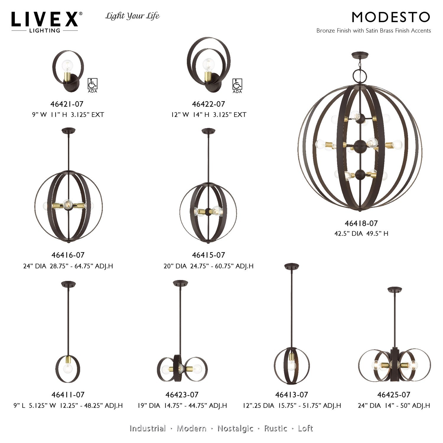 16 Light Bronze Foyer Chandelier