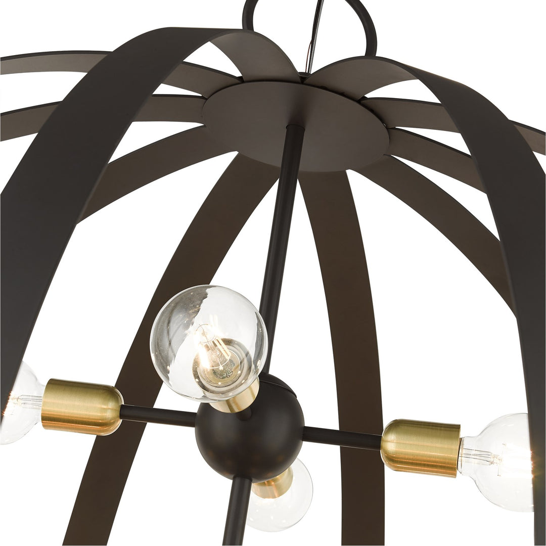 16 Light Bronze Foyer Chandelier