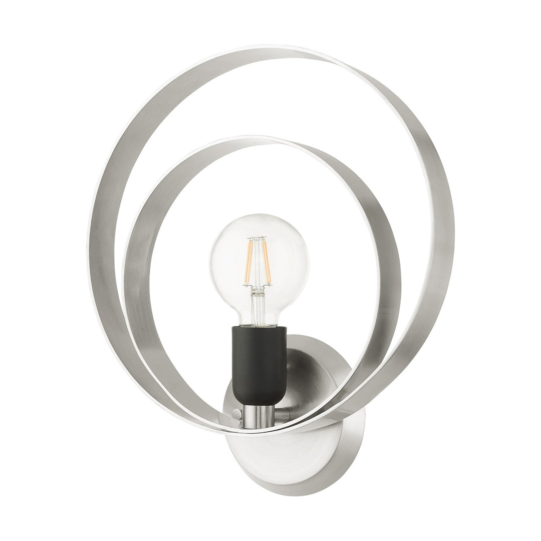 1 Light Brushed Nickel Ada Single Sconce