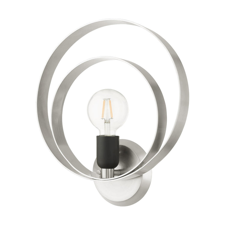 1 Light Brushed Nickel Ada Single Sconce