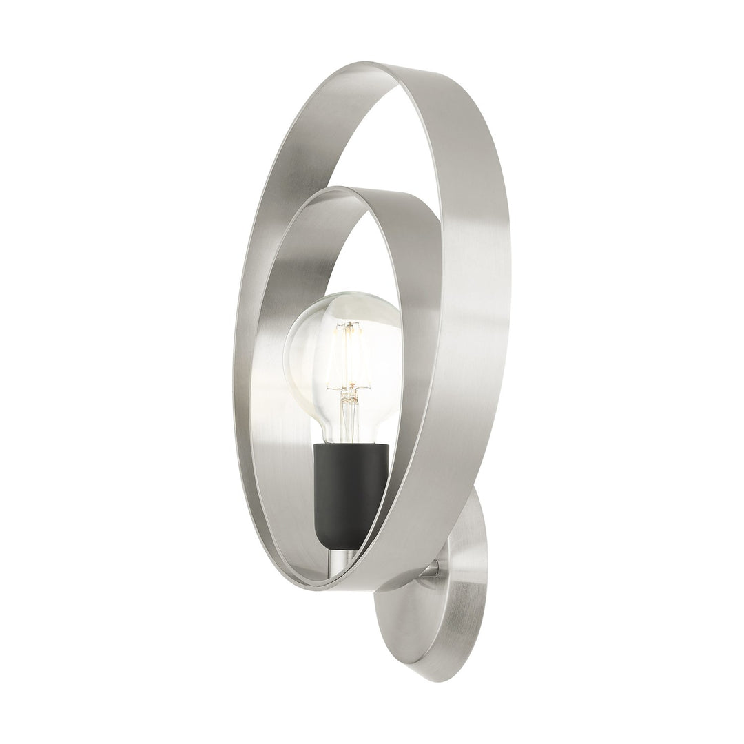 1 Light Brushed Nickel Ada Single Sconce